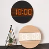 Relógios de parede LED Digital Despertle Clock multifuncional Data de temperatura pendurada Exibir sala de estar silenciosa sala de estar decoração de casa