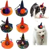 Hundkläder 10st pumpa trollkarl halloween hatt kostym husdjursmod dekoration för liten katt