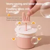Liquid Soap Dispenser Shower Gel Bubbler Foam Machine Facial Cleanser Manufacturing Bottle Tools For Shampoo Cup