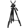 Kameror utomhusjakt Taktisk skyttehållare Portable Threelegged Bracket Aluminium Telescopic Shooting Head Rack Equipment