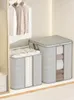 Storage Bags Large Capacity Non-woven Clothing Quilts Bag Foldable Blanket Container Tidy Bedroom Closet