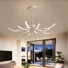 Lampadiers soggiorno luci principali 2024 Minimalista moderno atmosferico arte nordica designer di lampadario