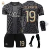 Away Football Paris Jersey Grootte Mbappe Li Gangren Dembele Ramos Jersey