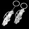 Keychains Fashion en acier inoxydable Car Keychain Men's Sports Key Rings for Women Decoration Jewelry Gift
