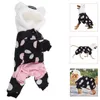 Dog Apparel Clothes For Pets Warm Clothing Skin Friendly Dogs Costume Comfortable Cotton Adorable Puppy Small Christmas Outfits