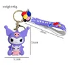 Fashion Cartoon Movie Character Keychain Rubber And Key Ring For Backpack Jewelry Keychain 083628