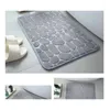 Carpets domestique Pebble Textured Mat absorbant Mémoire de rebonds lent Coton Nombre de portes