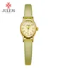 Julius Fashion Ladies Watches Leather Strap Candy Color Hollow Dial Special For Young Relojes Mujer Bayan Kol Saati JA9129720966
