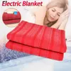 Одеяла электрическое одеяло с толстым нагревателем одно тело теплее 145см 65 см нагретое термостат нагревание отопление