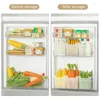 Garrafas de armazenamento Caixa prática de manutenção fresca da organização da geladeira do lado da cozinha eficiente de cozinha eficiente versátil