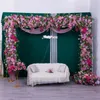 Decorazione per feste Arco di nozze di lusso 10 8,2 piedi Restro fiore rettangolare per eventi di compleanno Backdrop Iron Balloon Frame personalizzato