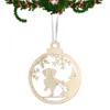 Vêtements de chien mignon arbre de Noël décor suspendu pendentif jardin jardin décoration artisanat décoratif