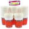 Tasses jetables pailles 50 pcs de papier tasses