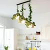 Decorative Flowers 2 Strands Vines Fake Vine With Green Leaves Faux Hanging Plants Greenery Decoration For Bedroom Party Wedding Room Decor