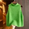 Women's Vests 2024 Sweater Vest High Sense Fashion Hollow Crochet Soft Waxy Wind Outside The