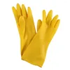 Disposable Gloves 1Pair Latex Smooth Rubber Washcloth Household Cleaning House Garden Kitchen Dishwashing Mittens