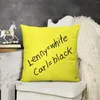 Kudde Lenny White Carl Black Throw S soffa Dekorativa omslagsdekor