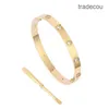 Bijoux de créateur Classic Bracelet Gold Bracelet pour femmes hommes 316L