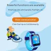 Montres Q12B Smart Watch for Kids Smartwatch Phone Watch pour Android iOS Life étanche LBS Positionnement de la carte SIM 2G