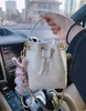 The latest denim fashion Mini bucket bag Large capacity shoulder bag crossbody bag with exquisite packaging gift box