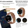 Bekijk originele HK8 Pro Bluetooth Call Smart Watch Men Women Smartwatch AMOLED HD -scherm Hartslag Hartslag Bloemdruk Waterdichte Sport