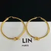 2024 Designer Knot Hoops oorbellen Dames Gouden sieraden Luxe Huggie Huggie Earring Classic Circle Circle Joodlery Charm Oorders Stud Oording Hot -7