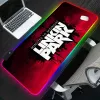 Piller Bant Klavye Masası Mat Anime Linkin Parks RGB Mouse Mat Oyun Mousepad XL Yüksek Hızlı Fare Padleri Anime Mousepads Fare