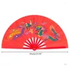 Decorative Figurines 41XB Chinese Fan For Chi Martial Arts Dragon Plastic Handheld Fol