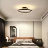 Deckenleuchten Aluminium moderne minimalistische Heimat Runde einfache Beleuchtung Dimmbare LED -Leuchte für Wohnzimmer Schlafzimmer