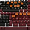 Pads 149 Keys Pbt Keycaps Csa Profile English Black Red Diy Custom Double Shot Keycap for Gaming Mechanical Keyboard