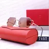 Designer Carttier Urlaub Luxus Designer Marke Ausgabe Hungry Talent Bayberry Sonnenbrille Designer Sonnenbrille Hochwertige Brillen für Frauengläserinnen Brille