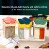 Seasoning Bottle 5 In 1 Spice Jar Sealed Multifunctional Moisture-proof Flap Seasoning Jar Container Kitchen Spice Kitchen Tool