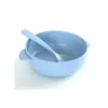 Bowls Wheat Straw Children's Small Bowl Degradable Warm Soup Spoon Household Anti-Scalding Training Tableware