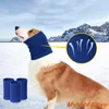 Abbigliamento per cani auricolari per animali domestici morbidi Protezione per protezione per il collo a prova di rumore caldo copertura lavabile per la sciarpa.
