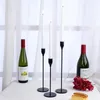 European Style Metal Candle Holders Simple Wedding Decoration Bar Party Living Room Decor Home Table Candlestick