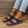 Slippers Women Sandals Open Open Toe Summer Shoes Vintage Low Heels Ender Platfor