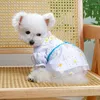 Abbigliamento per cani abito da pet costume piccoli abiti abiti per gatti solo abbigliamento margherite ragazze cani 6xde