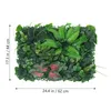 Decorative Flowers Green Wall Decoration Decorations Fake Boxwood Panels Decals Plastic Artificial