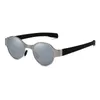 Sunglasses High-end Round Driver Sun Glasses Polarized For Men Women Mirror Custom Made Myopia Minus Prescription Lens -1 To -6