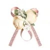Decorative Flowers Simulation Rose Wedding Supplies Bride Wrist Flower Ins Style Korean Corsage Fabric Bridesmaids