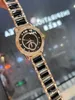 Designer Bekijk Oujias nieuwe modieuze ronde goud voor vrouwen met diamant inleg high-end niche mode dames horloge