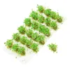 Flores decorativas Faux Grass Fake Pograph adereços de tufos estáticos de planta ornamento artificial plástico cluster em miniatura DIY durável