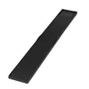 Table Mats 3Pcs Rail Bar Mat For Counter Top Black Home Non-Slip Drain Pad Desk