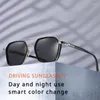 Sonnenbrille Vintage polarisierte Männer und Frauen die gleiche Fahrverfärbungsgläser Fischerei UV -Schutz