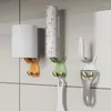 Krokar självhäftande kök plugg gadgets förvaring rack badrum tandborste handduk hållare hem arrangör hyllan