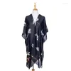 Mulheres Seda Sentindo Sun Protection Shawl Lady Summer Chiffon Cardigan Holiday Blusa de biquíni respirável Cabo macio suave de praia