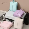 Storage Bags Waterproof Shoe Bag Portable PU Large Capacity Suitcase Organize Dustproof Underwear