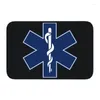 Carpets Em-t Star Of Life Paramedic Front Door Floor Entrance Mats Outdoor Emergency Kitchen Bath Doormat Garage Carpet Rug