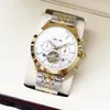 Nuovo designer Rolejos maschi's watch watch fashion hollow automatico movimenti meccanici minerali orologio in vetro rinforzato elegante elegante semplice orologio da business generoso 284760
