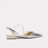 Sandaler Summer Transparent Diamond Pointed Low Heel Flat Bottom Everyday Versatile Dress Stora och små kvinnors skor